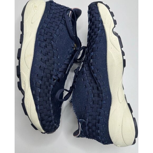 Nike Air Footscape Woven Raw Denim Obsidian HF1759-400 Women's Size 10 - Picture 2 of 10